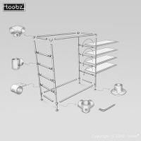 Open Kast Sheffield: S / 33,7mm / zwart